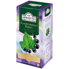 2250 Чай Смородиновый взрыв со вкусом и ароматом черной смородины, р/п  с ярлыком 25х1,5г в фольге